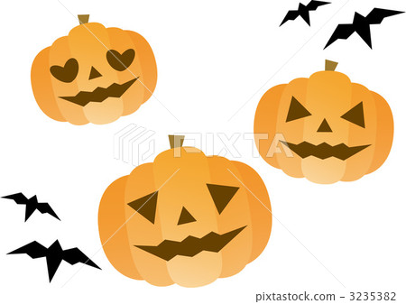 Halloween pumpkin ghobs & bats 3235382