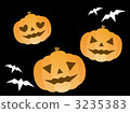 Halloween pumpkin ghobs & bats bk 3235383