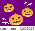 Halloween pumpkin ghobs & bats 3235385