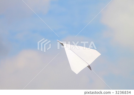 藍天后面紙飛機 藍天后面紙飛機 3236834
