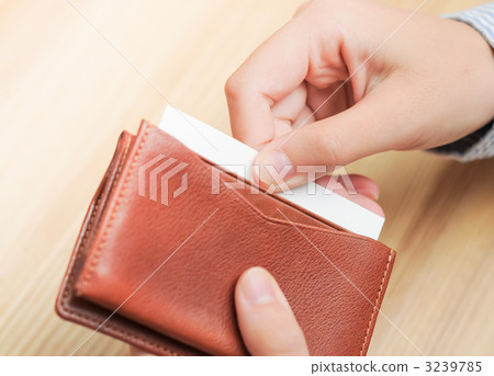 business card case, leather products, staff member 3239785