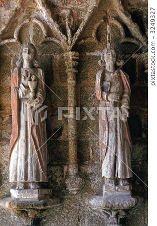A statue of the saint of France Normandy region A statue of the saint of France Normandy region 3249327