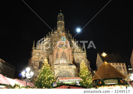 Germany Nuremberg Christmas Illumination 3249517