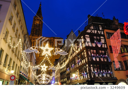 France Strasbourg Christmas Illumination France Strasbourg Christmas Illumination 3249609