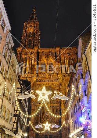 France Strasbourg Christmas Illumination France Strasbourg Christmas Illumination 3249611