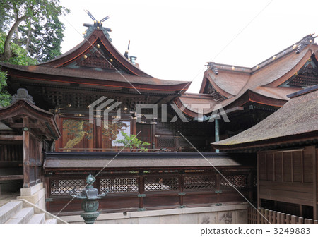 在主要的神社主神宮Kompira-gu神社看到的南側牆板上的“Makie” 3249883