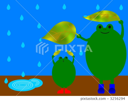 Frog parent and child 3256294