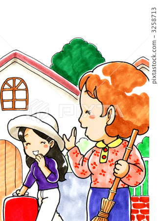 greeting, answer machine, Housewife 3258713
