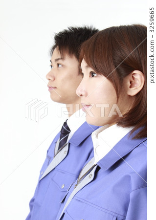 worker, short hair, sideways 3259665