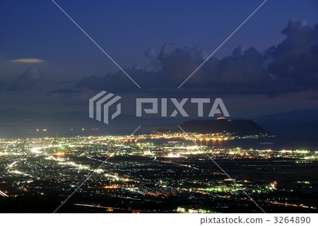 Hakodate back night view Hakodate back night view 3264890