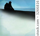 夫婦剪影風景 3266816