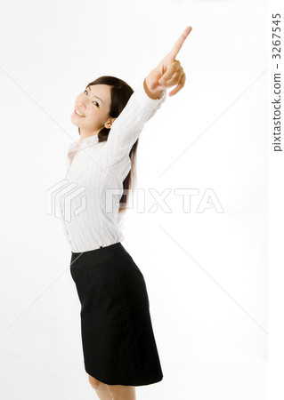 Pointing female employees Pointing female employees 3267545