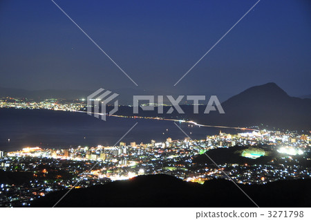 Beppu night view From Beppu Cross Observatory 3271798