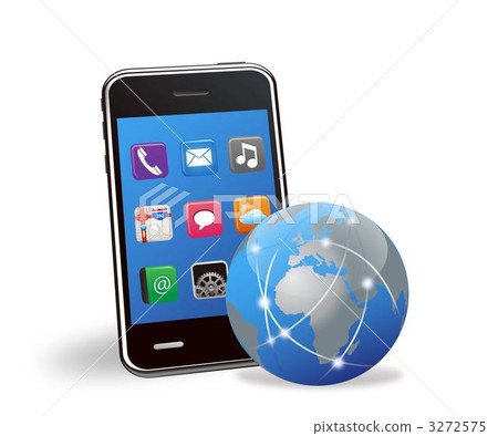 Smartphone and Earth Network Smartphone and Earth Network 3272575