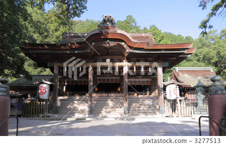The main shrine of Kompira-gu Shrine and Shinjo The main shrine of Kompira-gu Shrine and Shinjo 3277513