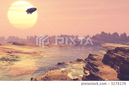 冒險的3DCG例證 3278170