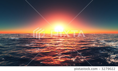 日出 朝陽 海面 3279022