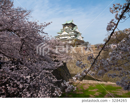 大阪城堡在春天 3284265