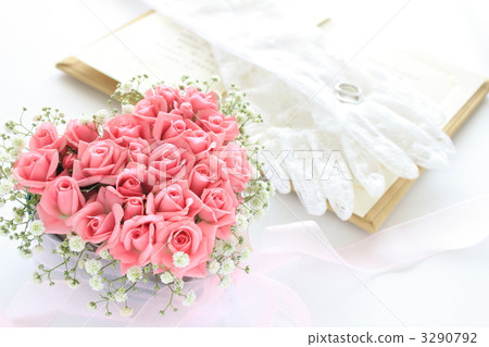 新娘形象〜結婚證書和花束〜 3290792