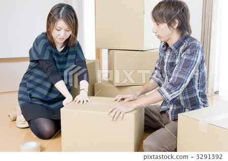 move, packing, couple 3291392
