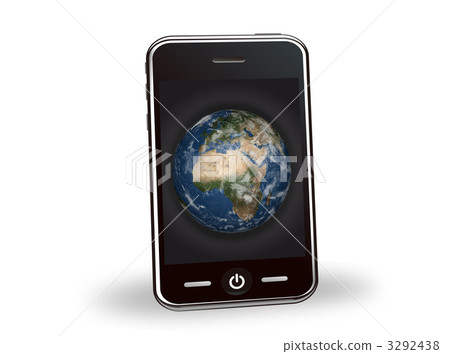 Smartphone and the earth Smartphone and the earth 3292438