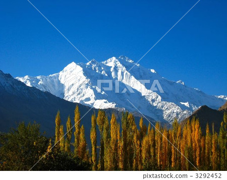 rakaposhi, snowcap, deep blue 3292452