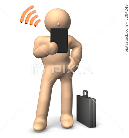 3DCG illustration of contemporary knowledge bag 3294249