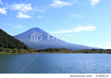 從Tanuki湖看到的富士山 3296610
