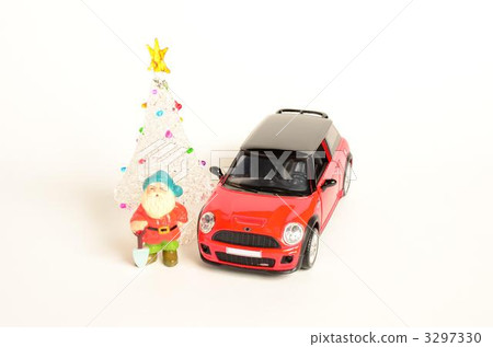 聖誕樹和聖誕老人與minicar NO.2 3297330
