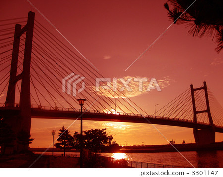 Matsukawaura Ohashi (morning glow) 3301147