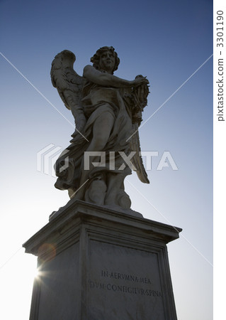 Angel sculpture in Rome, Italy. 3301190