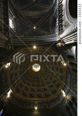Interior Cathedral of Siena. 3301533