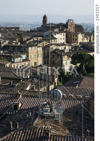 Rooftop view of Siena. 3301557