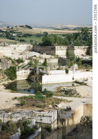 Open mine stone quarry. Open mine stone quarry. 3301566