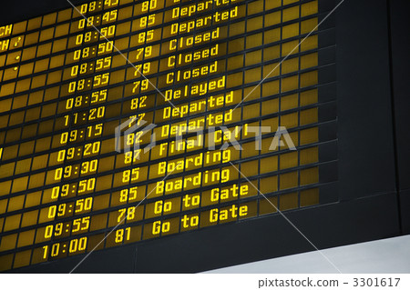 Airport Departure Board 3301617