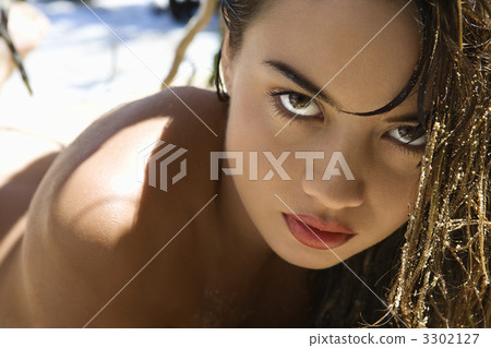 Portrait of woman. Portrait of woman. 3302127