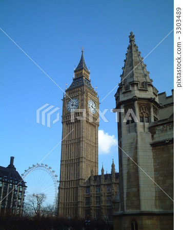 Big Ben and London Eye Big Ben and London Eye 3303489