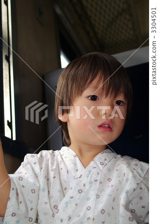 A child traveling by train A child traveling by train 3304501