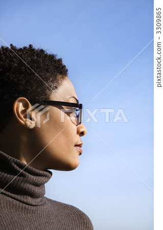 Profile of Young African American Woman 3309865