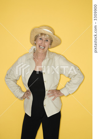 Woman smiling. Woman smiling. 3309900