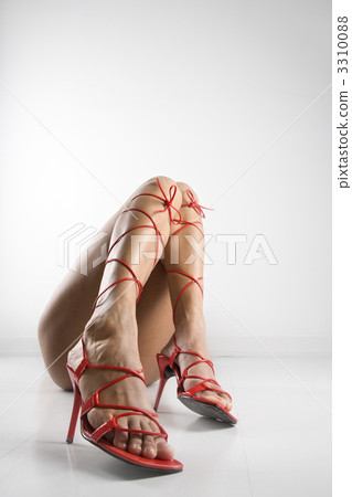 Woman in high heels. Woman in high heels. 3310088