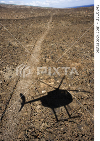 Helicopter shadow. 3310845