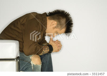 Man with mohawk. 3311457