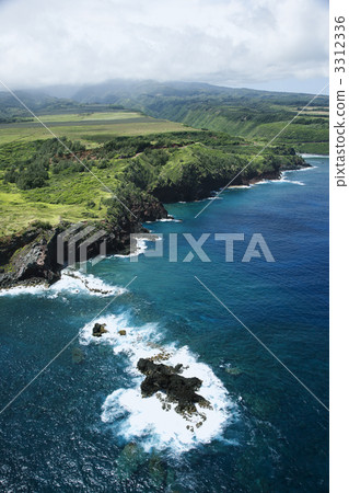 Hawaii coastline. 3312336