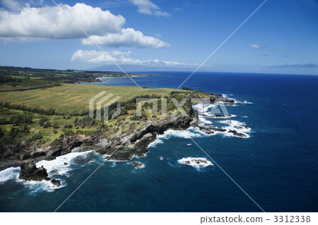 Hawaii coastline. 3312338