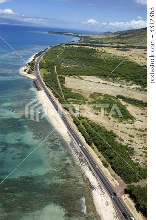 Hawaii coastline. 3312363