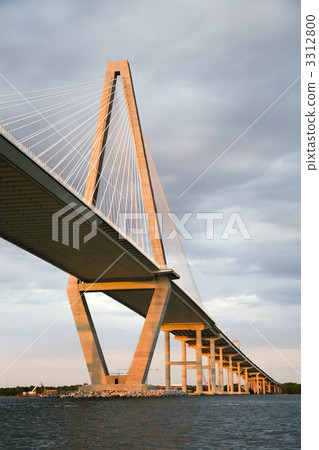 Cooper River Bridge in Charleston. Cooper River Bridge in Charleston. 3312800