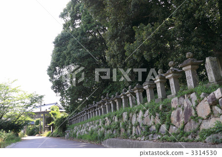 One of the Kimbura Five Roads Io Tosa Highway's elephant mountain south foot "Ushiya mouth" 3314530
