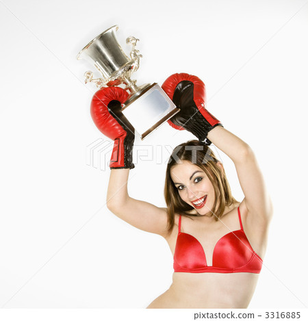 Female boxing champion. 3316885