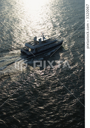 Aerial of ferryboat. 3320067